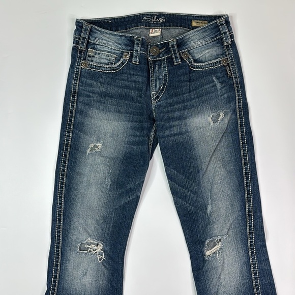 Silver Jeans Twisted Bootcut Jeans 28x33 - Picture 2 of 11